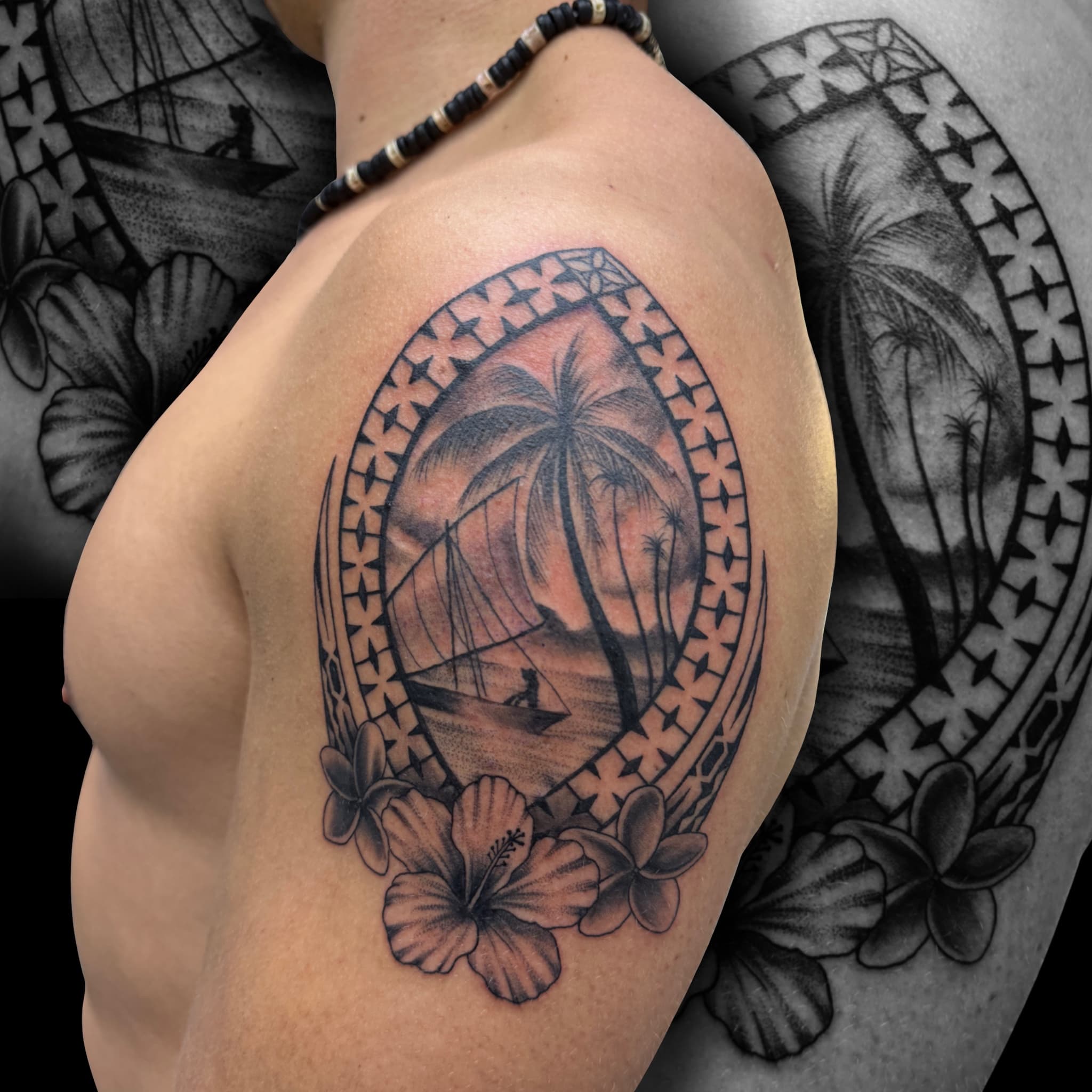 Fijian Shoulder Piece by Amzart — Polynesian tattoo, Sydney