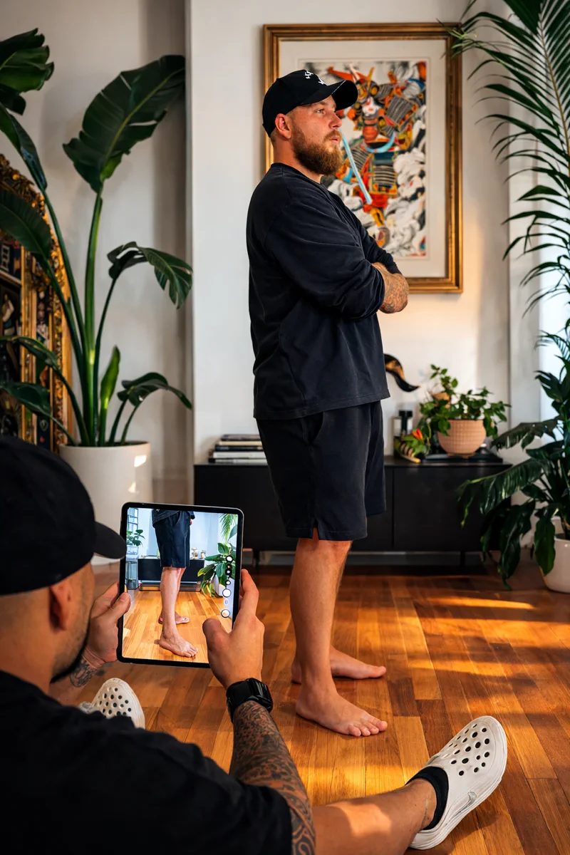 Capturing a placement reference on a client's skin before any ink goes in